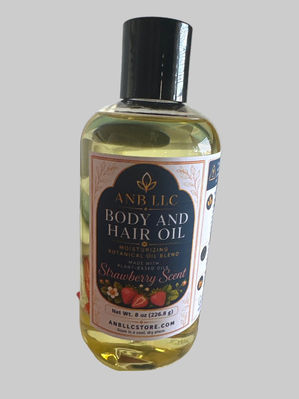 Strawberry Cake Nourishing Hair & Body Oil – 8oz