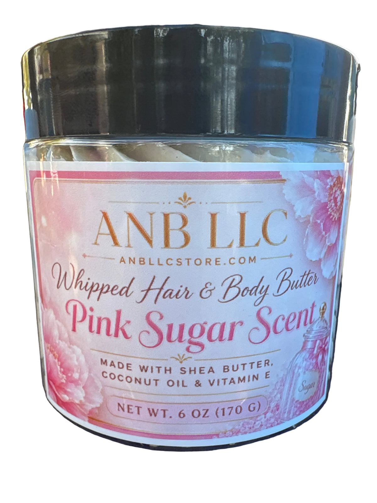 Pink Sugar Whipped Hair & Body Butter (6oz Jar)