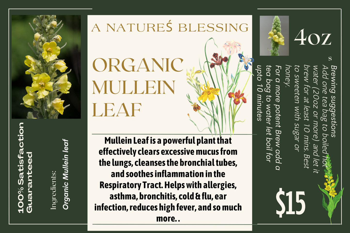 Mullein Leaf 4oz